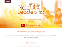 Tablet Screenshot of nextleadership.org